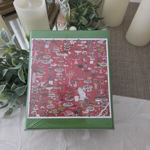 Kate Spade Red and Green Puzzle